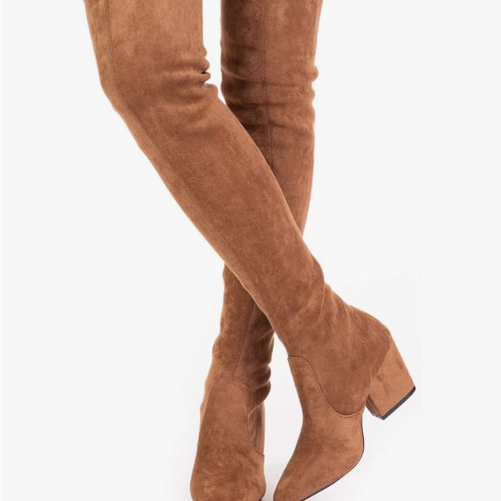Over-the-Knee Stretchy Boots